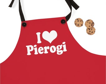 I Love Pierogi Apron