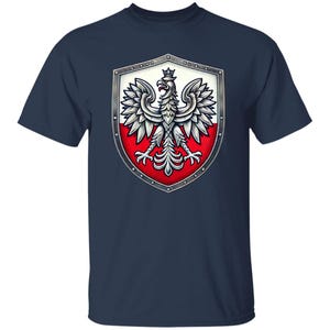 Polish Eagle Coat of Arms T-Shirt: Polish Heritage Pride