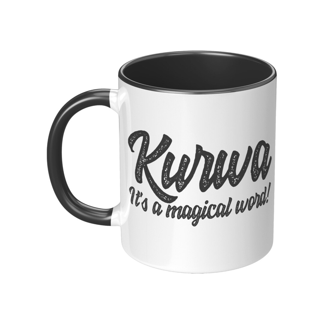 Kurwa the Magical Polish Language Swear Word Coffee Mug - Etsy