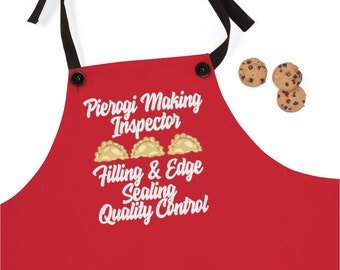 Pierogi Making Inspector Poly Twill Apron