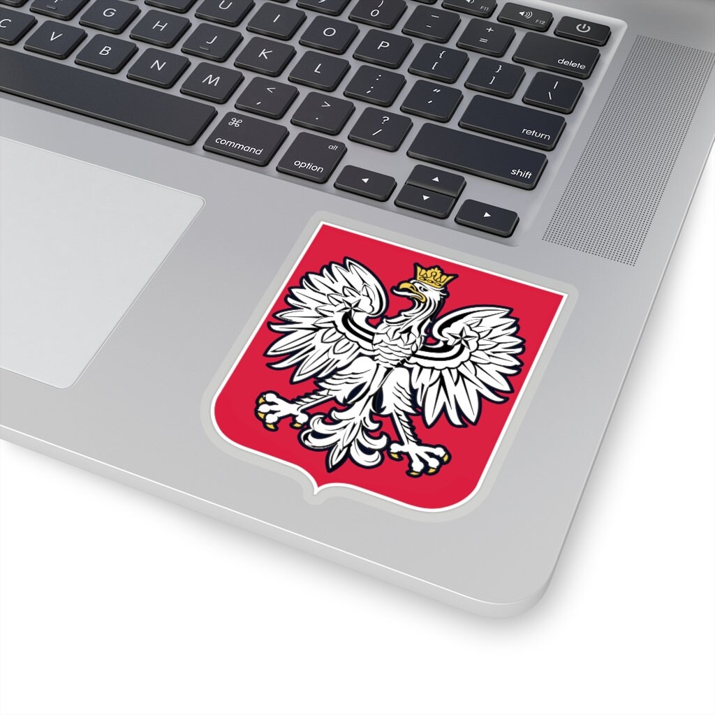 Polish Eagle Sticker Poland Coat of Arms Sticker Etsy