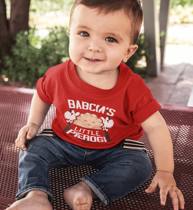 Baby Gift Polish Gifts for Babcia Babcia/'s Little Pierogi Infant Baby Shirt