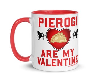 Pierogi Valentines Day Coffee Mug Gift