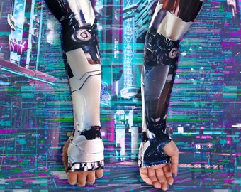 Cyberpunk Silverhand Arm Sleeve