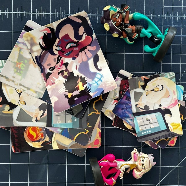 Pearl and Marina Selfie Locker Splat Sticker