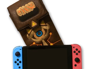 Sheikah Slate Nintendo Switch Case LoZ Breath of the Wild Gaming Accessory Embroidery Cosplay Prop