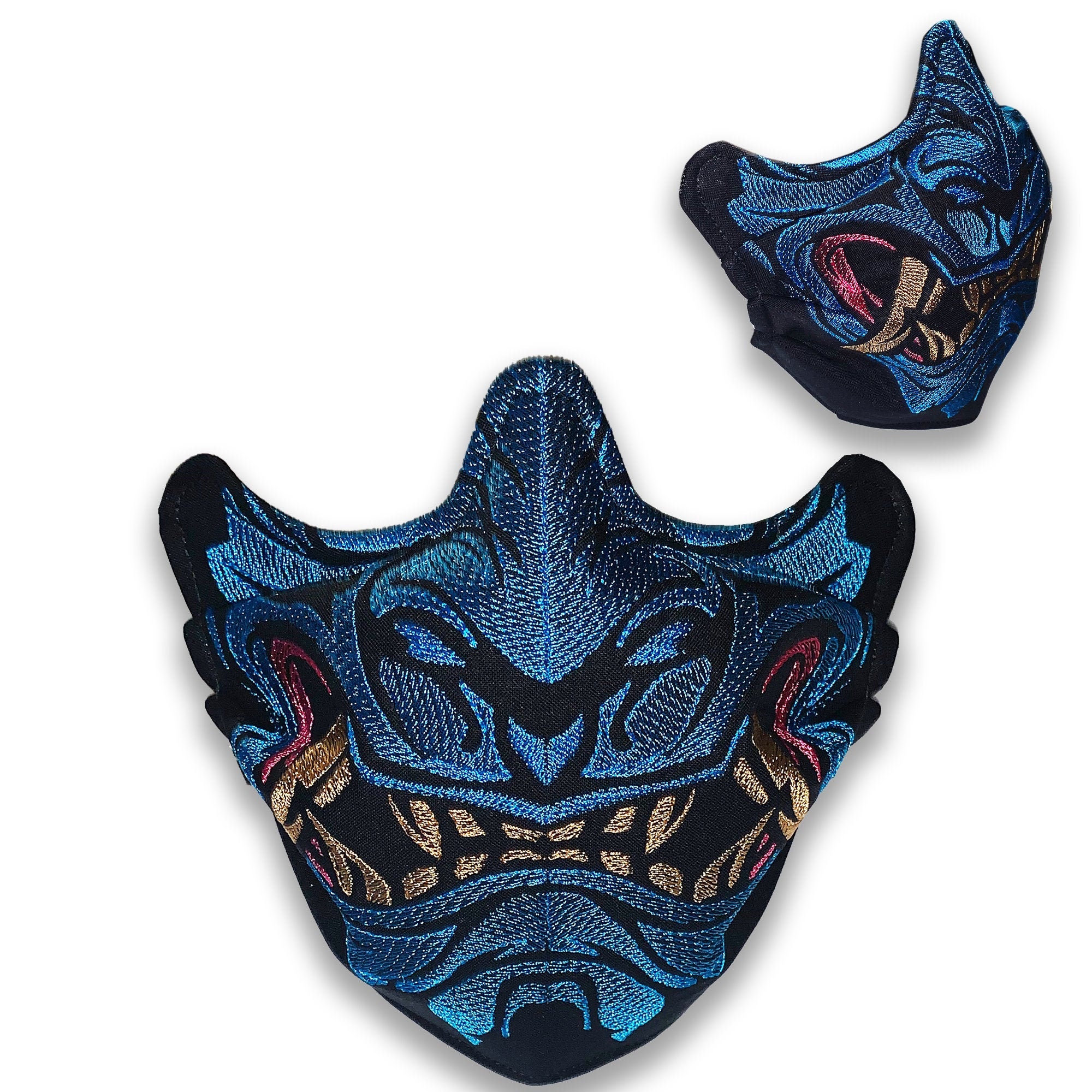 Embroidered  Washable Reusable Face Mask