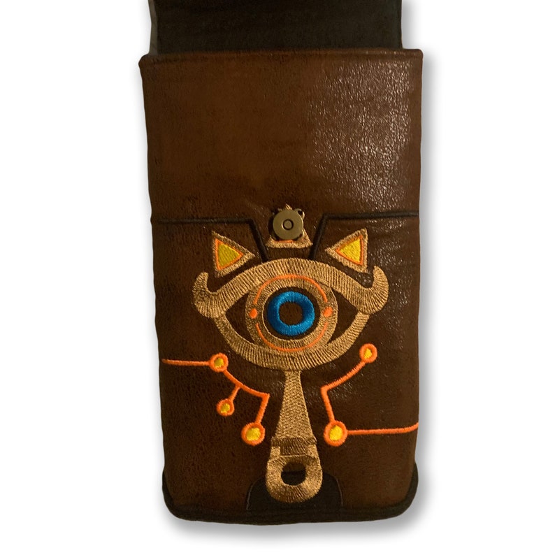 Sheikah Slate Nintendo Switch Case LoZ Breath of the Wild Gaming Accessory Embroidery Cosplay Prop image 2