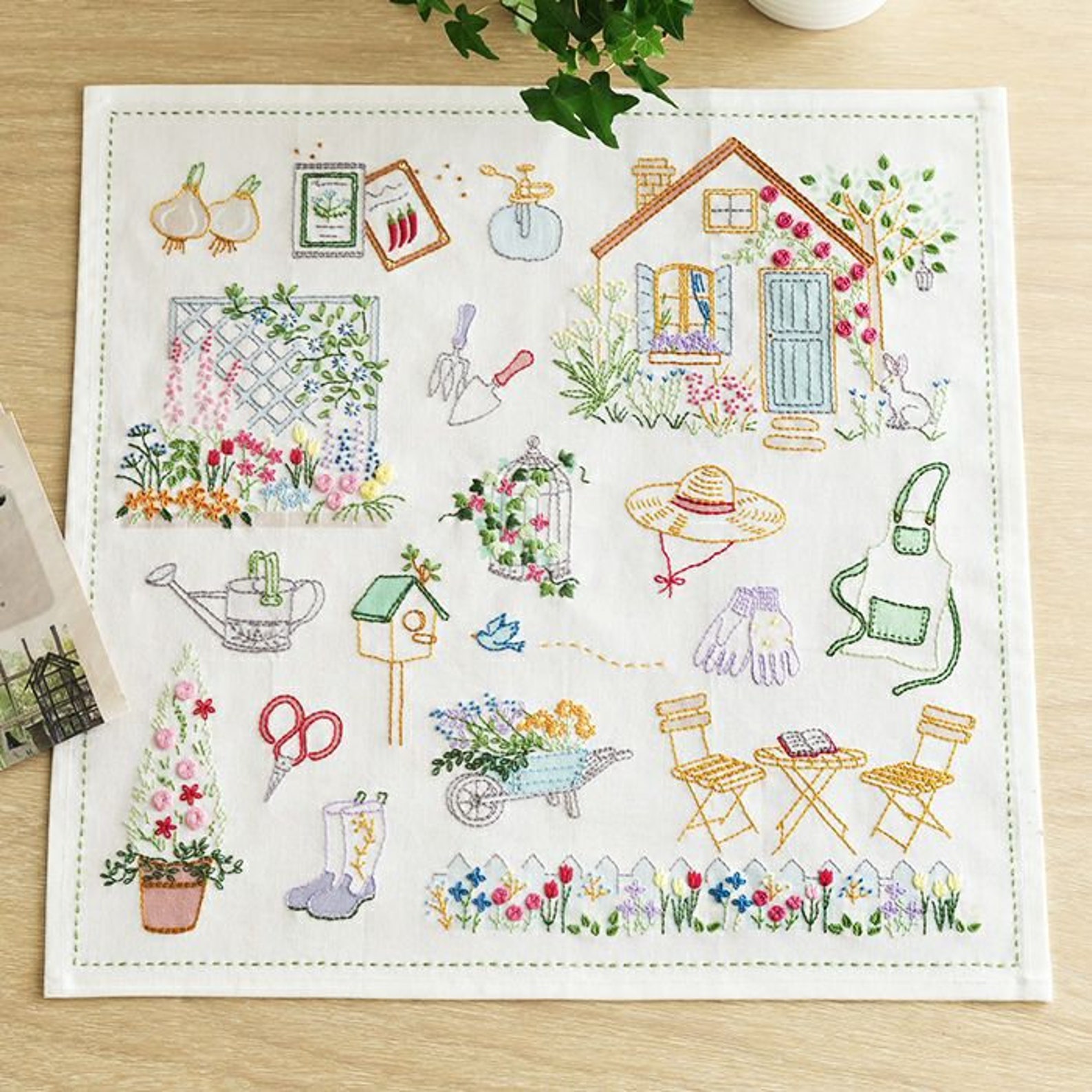 Cross stitch tapestry kit a printed color tapestry and you | Etsy