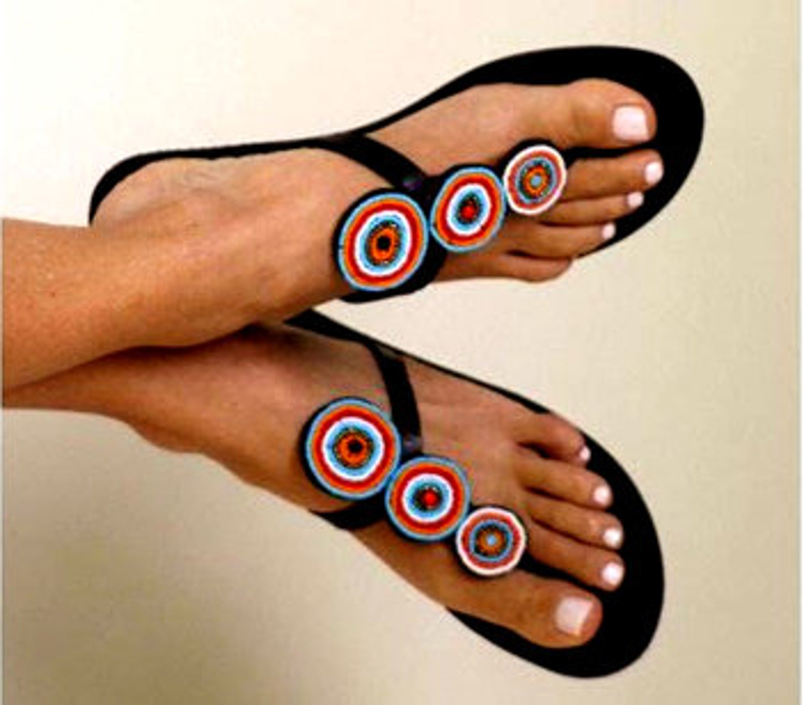 beaded sandals