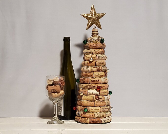 Cork Tree Cork Christmas Tree Wine Cork Tree Wine Cork Etsy