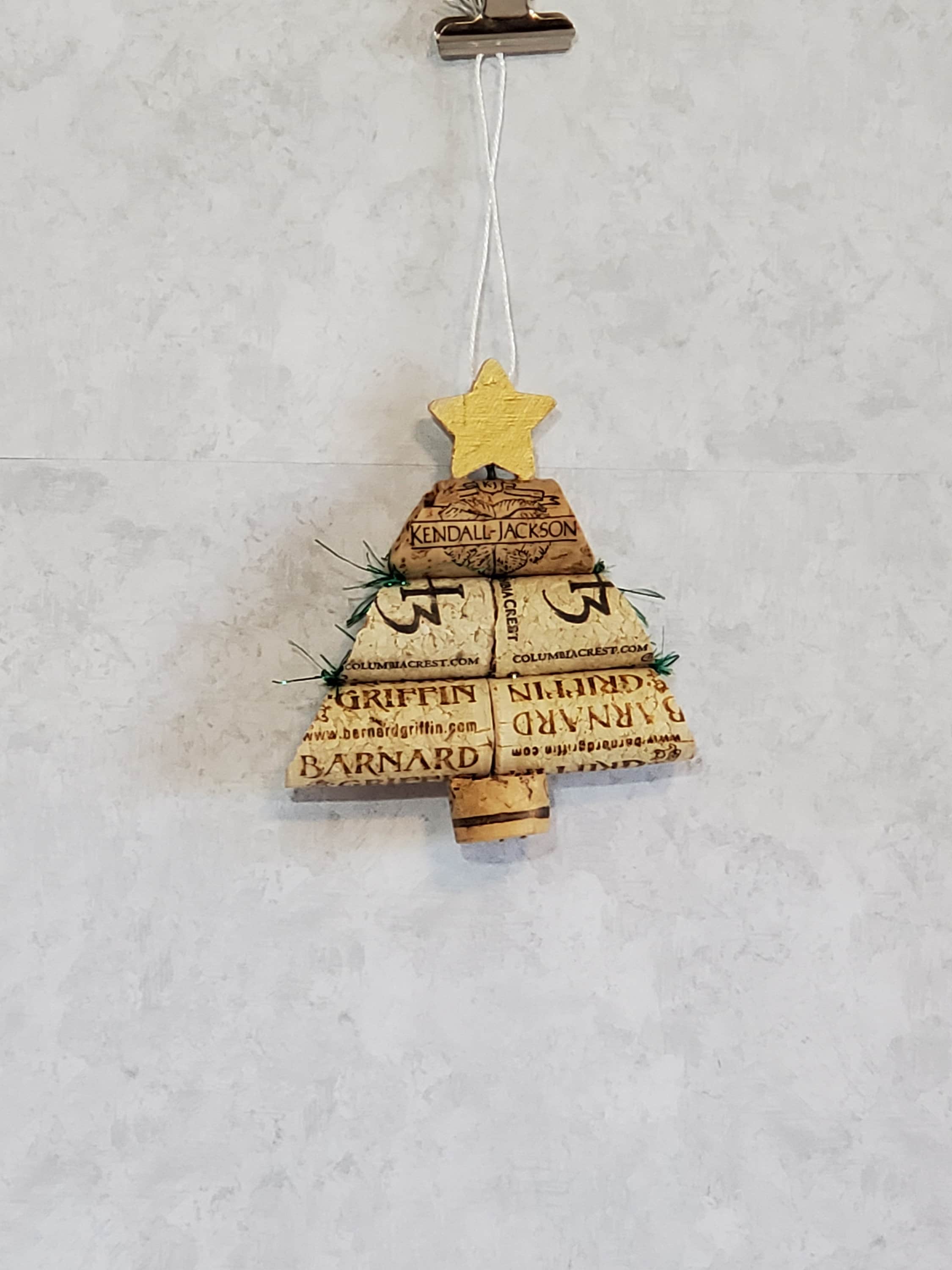 Tree cork ornament tree ornament cork ornament Christmas Etsy