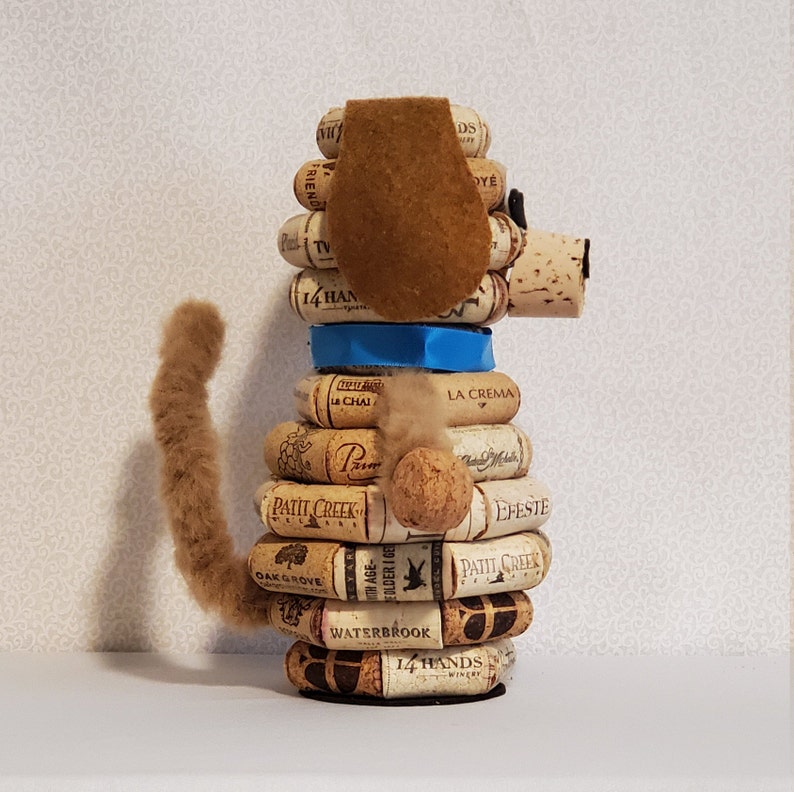 Cork dogs dog figure dog figurine dog dad gift wine lover Etsy