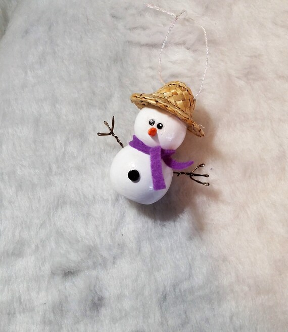 Snowwoman ornament snowman ornament snowman ornament wood | Etsy