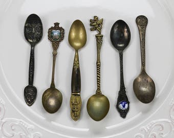 Cucharas de coleccionista de recuerdos vintage