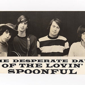 Lovin&#39; Spoonful Original Magazine Production Art Photo 1967