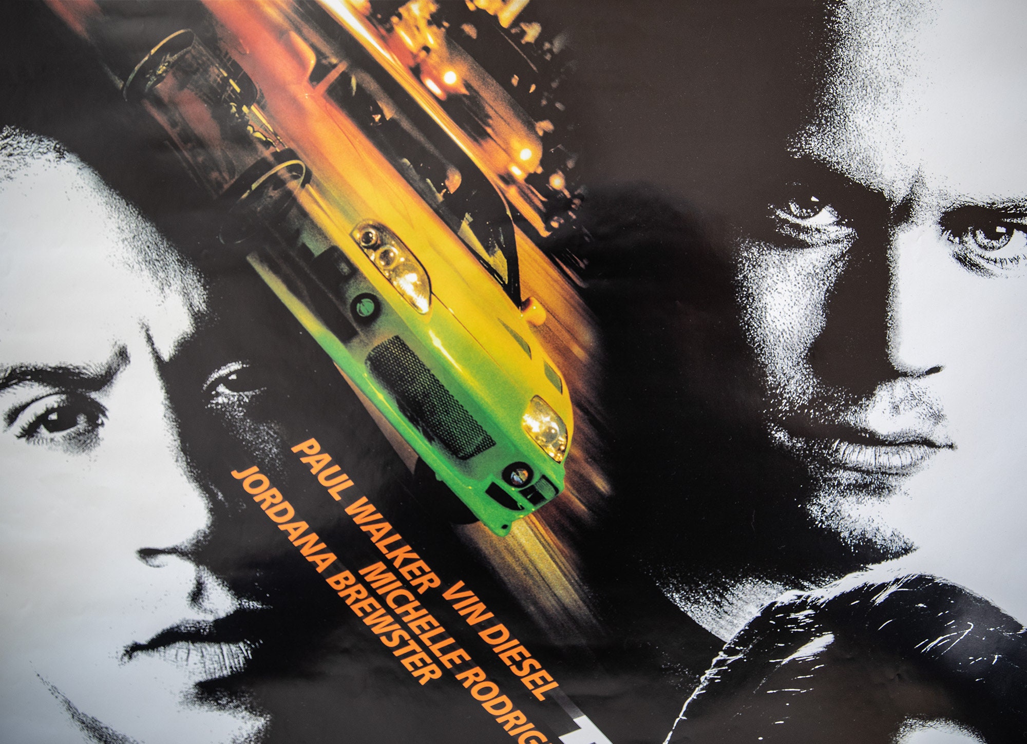 The FAST and the FURIOUS, 2-sided Movie Poster, Original The FAST and the FURIOUS, 2-sided Movie Poster, Original