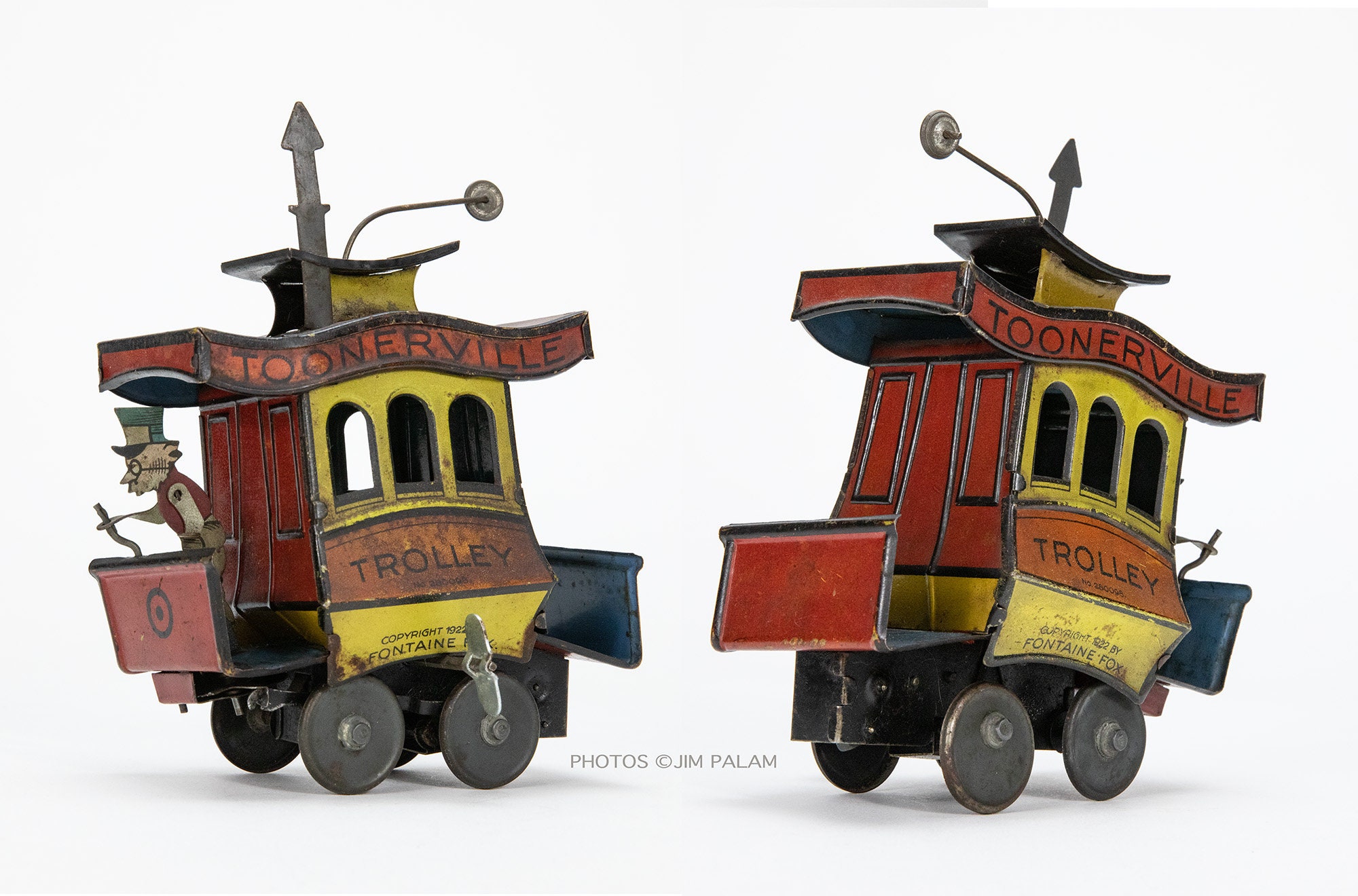 Toonerville Trolley, Antique Tin Litho Windup Toy, 1922 - Etsy