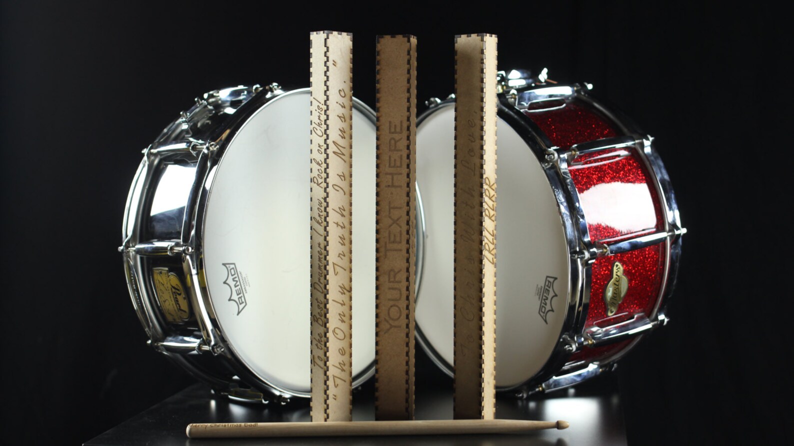 Custom Made Drumstick Box. Laser Cut and Engraved With Any Message You Want Etsy UK