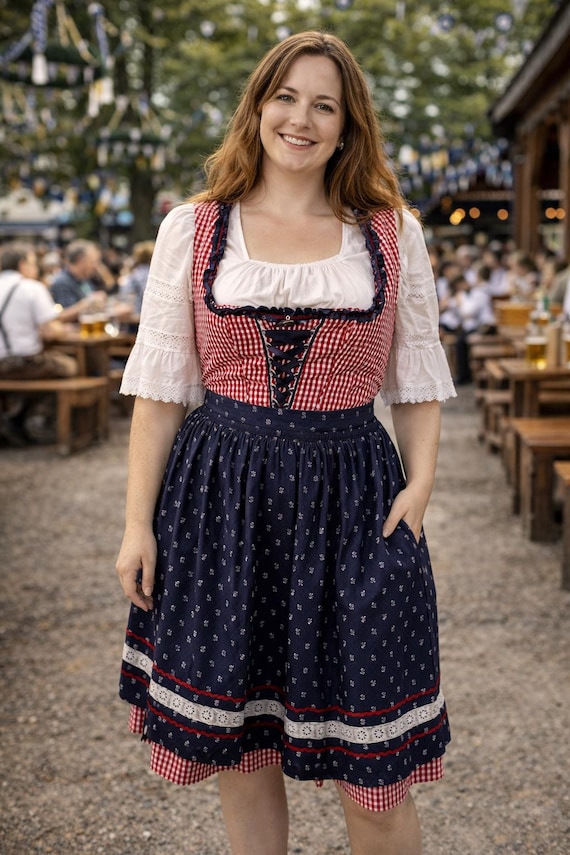 short dirndl dress The Little Black Dirndl