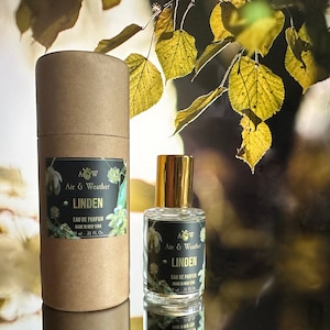 Linden Blossom Perfume Oil Rollerball for Nature Lovers - Handcrafted Artisan Tilia Scent, Summer Essential