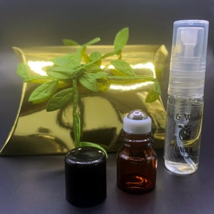 Deluxe Perfume Sample Fragrance Gift Miniature Luxury Perfume - Unisex Scent Sampler for Air & Weather&#39;s LINDEN and SPILLED MILK