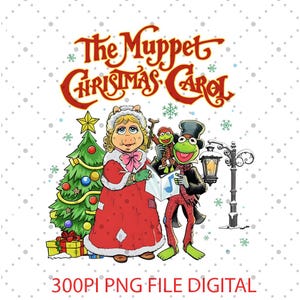 Muppets Christmas Carol Kermit Miss Piggy Png, The Muppets Christmas Png- Variety of Designs Png - Shades for Everyone - Seasonal Must-Haves