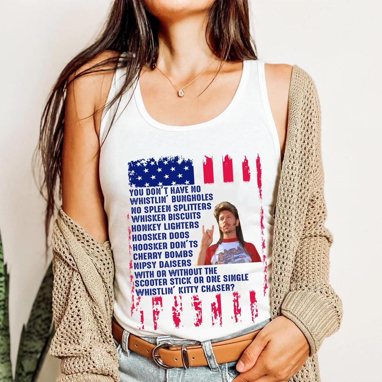 Joe Dirt Merica Tank Top - Etsy
