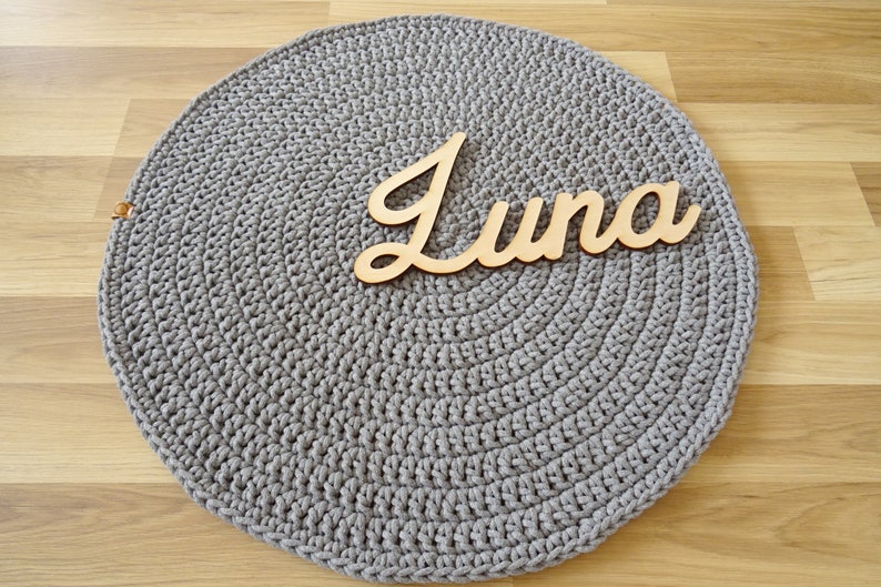 Pet Bed for Cat Pet Bed Dog Braided ROUND RUG Crochet Rug Etsy