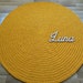 see more listings in the Yellow round rug section