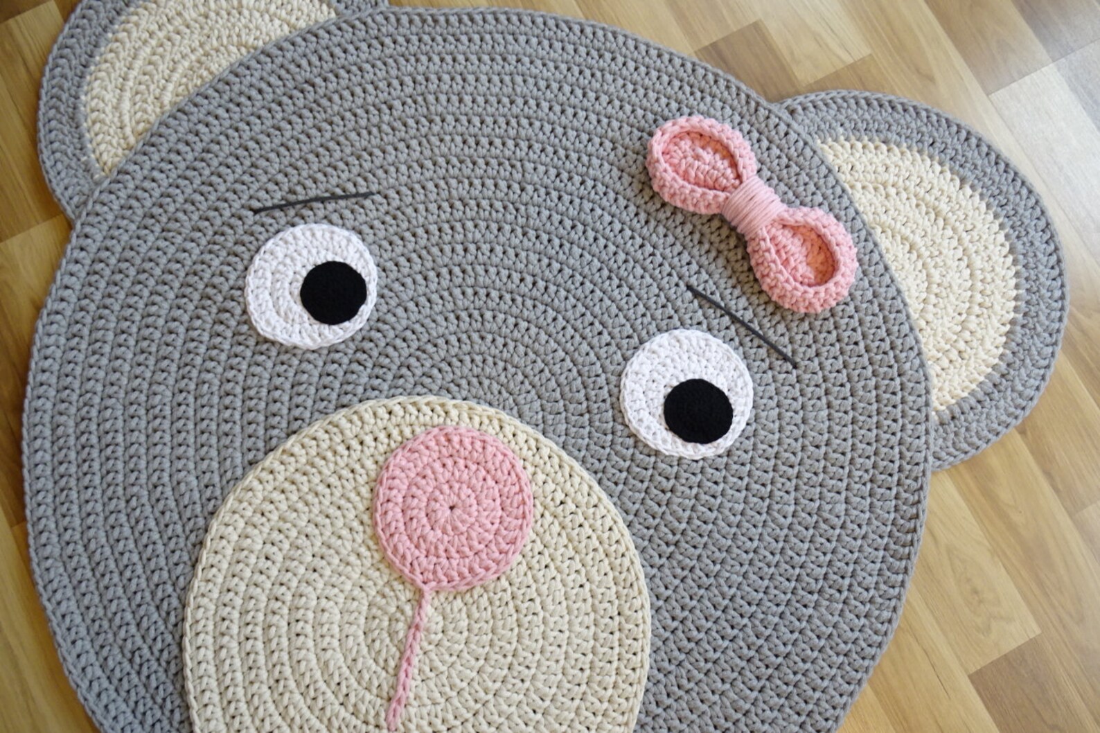 Nursery Bear Rug Kids Bear Rug Bear Rug for Nursery Etsy