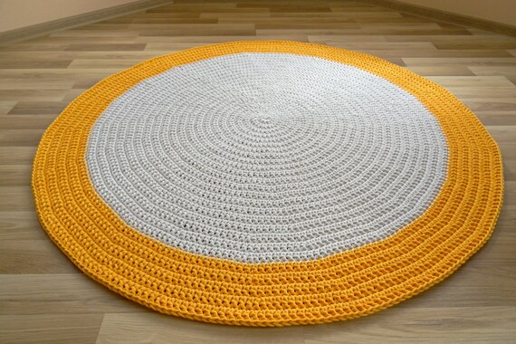 Mustard Yellow Nursery Rug Kids Large Bohemian