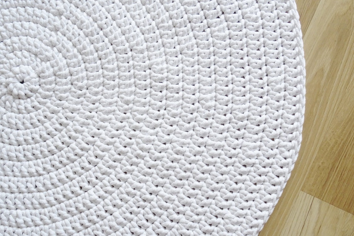 White Round Rug Nursery Decor White White Carpet Bathroom Etsy Australia