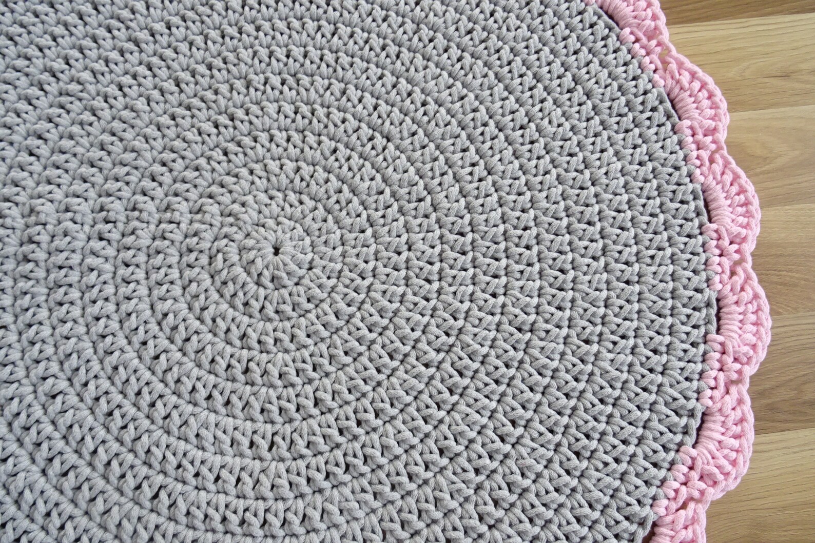 Gray and Pink Rug for Nursery Girl Handmade Woven Rug Cusotm Etsy