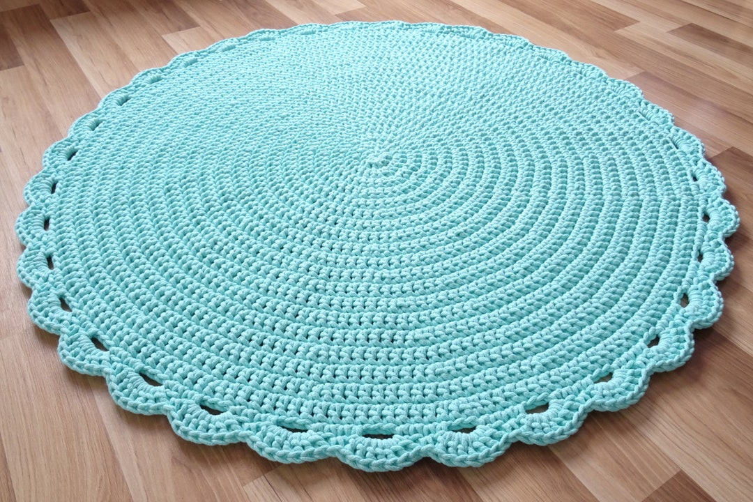 NURSERY RUG GIRL, Nursery Decor Girl Mint, Nursery Decor Girl, Round