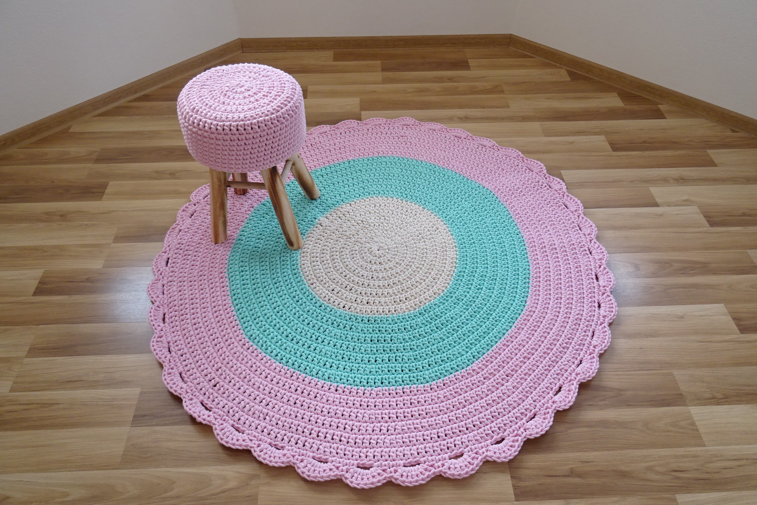 Preppy Rug Round Boho Round Rug Nursery Rug Circle Area Etsy Norway