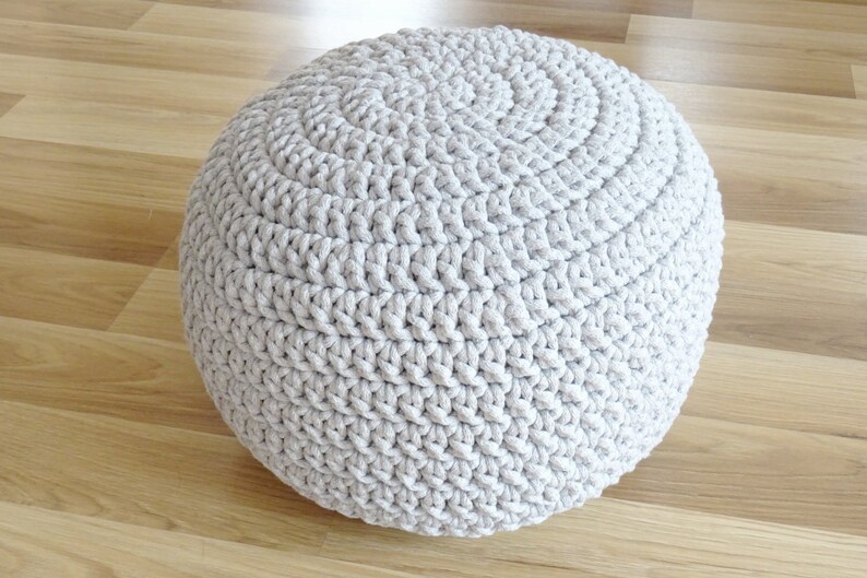 Pouf ottoman, floor pouf, poof ottoman, zdjęcie 3