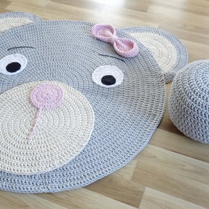 Pouf ottoman, floor pouf, poof ottoman, zdjęcie 6