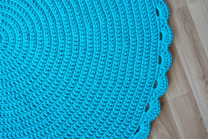 Round Nursery Rug Small Round Rug Lunarug Kids Room Rug Etsy