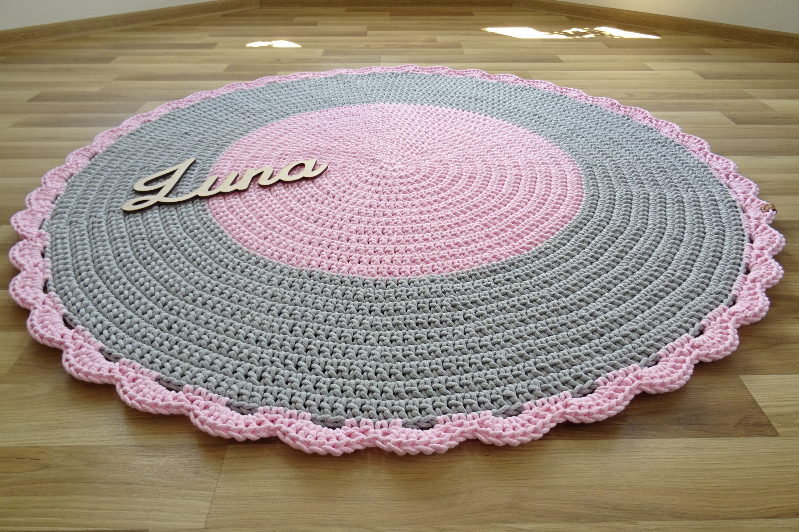 ROUND RUG Nursery Rug Princess Bedroom Decor Pink Bedroom Etsy