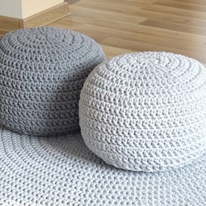 Pouf ottoman, floor pouf, poof ottoman, zdjęcie 1