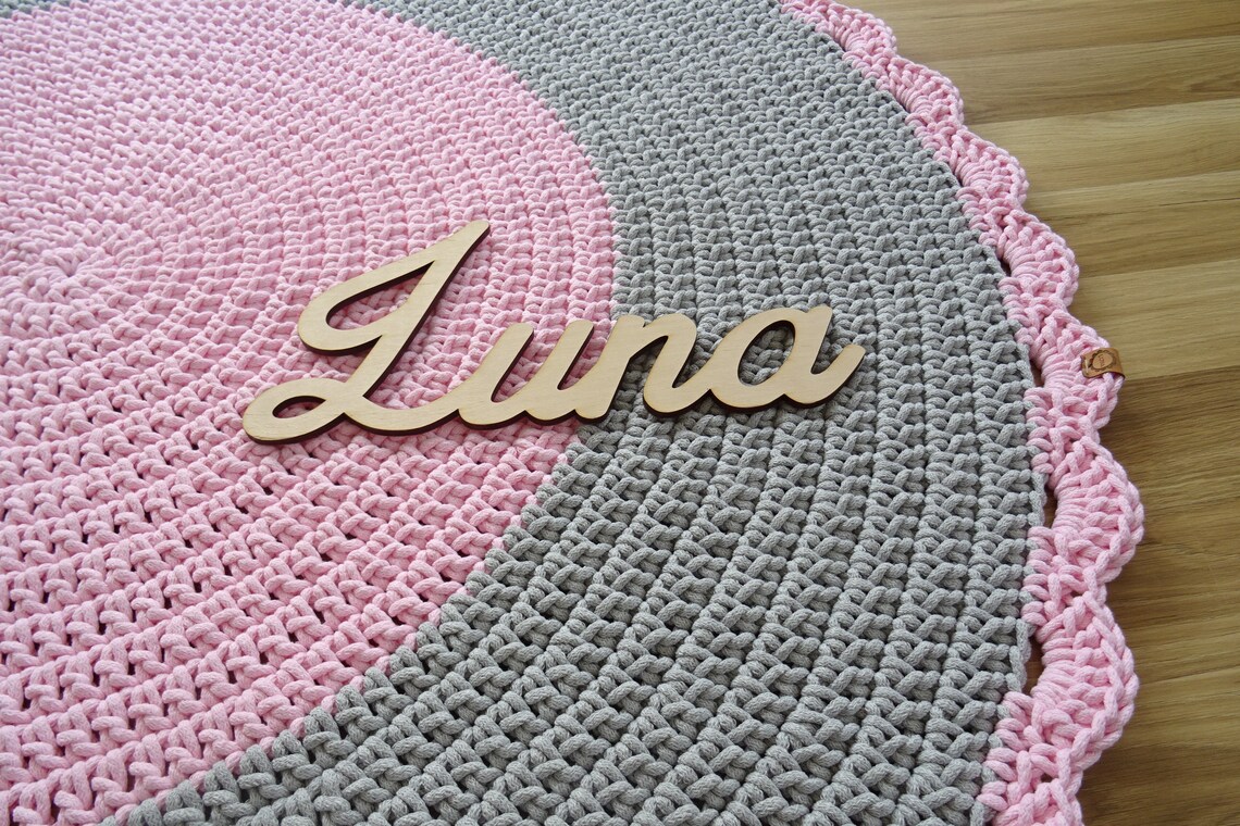 ROUND RUG Nursery Rug Princess Bedroom Decor Pink Bedroom Etsy