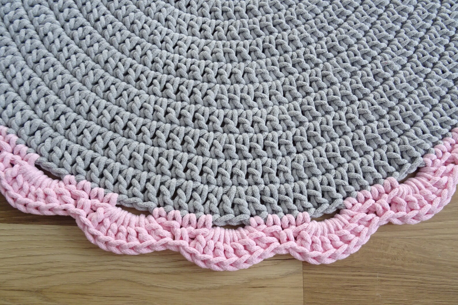 Gray and Pink Rug for Nursery Girl Handmade Woven Rug Cusotm Etsy