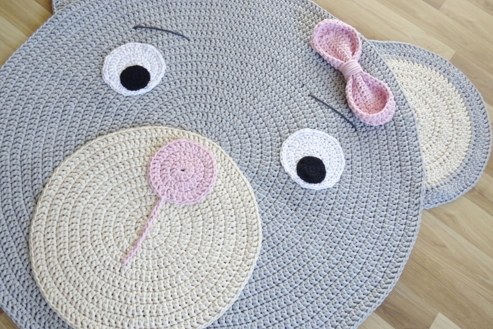 Nursery Rug Animal Round Rug for Kids Room Toddler Room Etsy