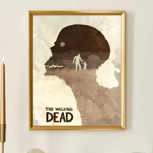 Poster | Walking Dead | Telltale | Gaming Art | Wall Art | Gift | Unique | Clementine | Lee