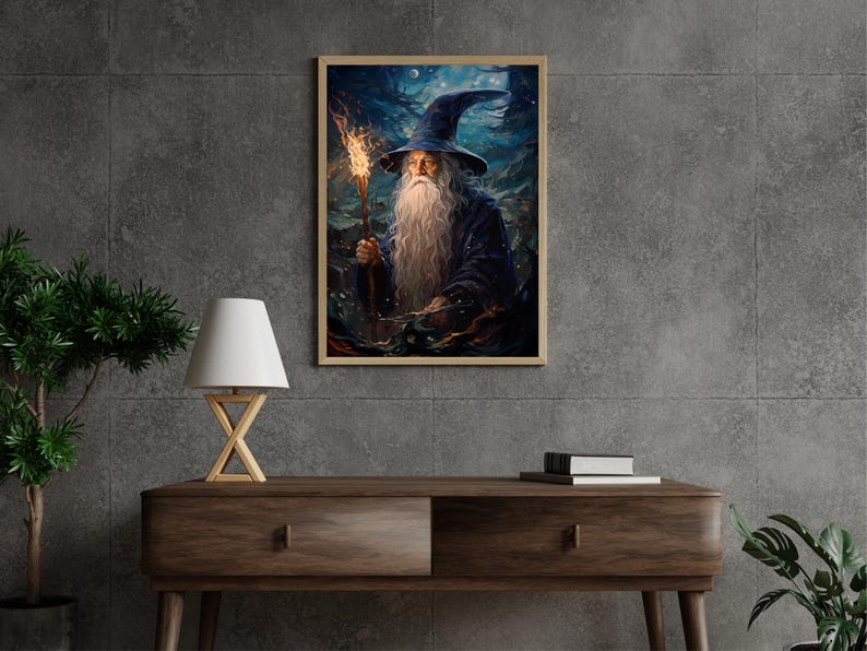 Wizard | Vincent Van Gogh | Magic | Mystic | Wall Art | Home Art ...