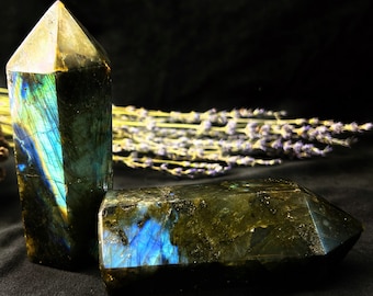 Large labradorite  Tower