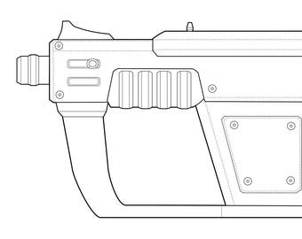 Fallout New Vegas: 12.7mm SMG blueprint