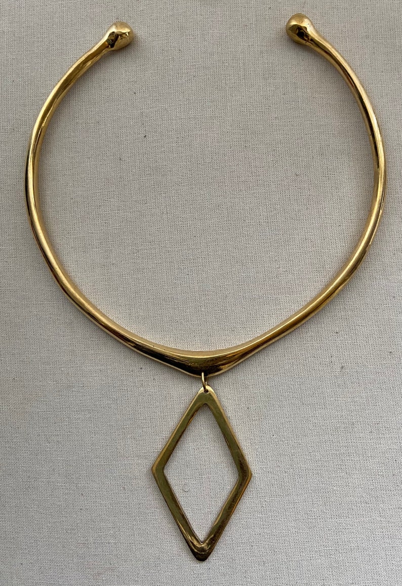 Tanga brass choker collection
