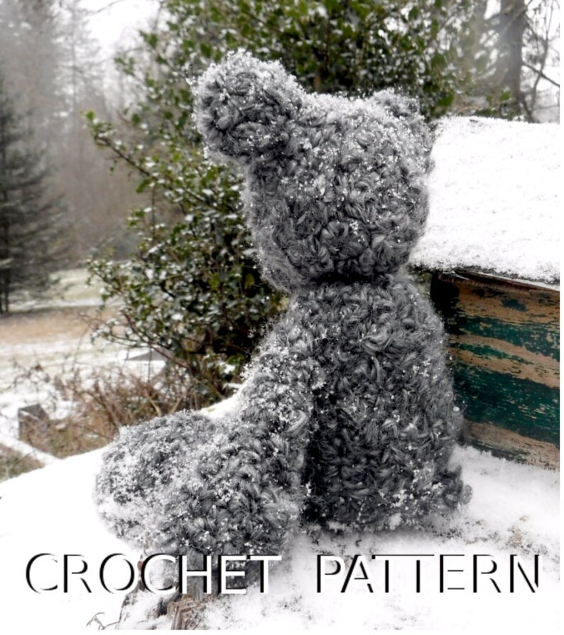 Sweet Teddy Bear Amigurumi Crochet Pattern that is a Perfect Toy for Little Ones Sweet and Cuddly Bear Pattern Digital PDF image 3